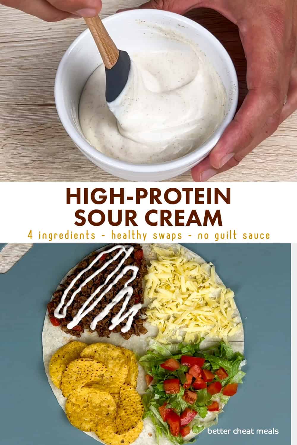 HighProtein Sour Cream (Greek Yogurt Hack) Better Cheat Meals